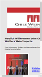 Mobile Screenshot of chileweinimport.de